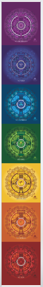 Banderín 7 chakras
