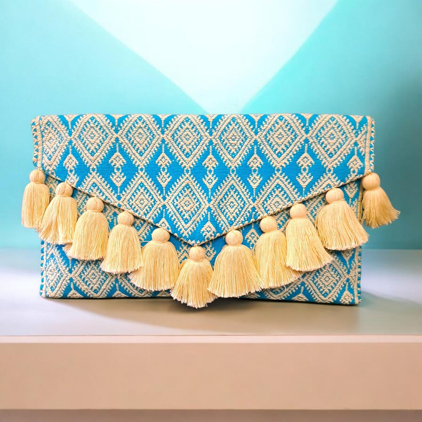 Clutch turquesa