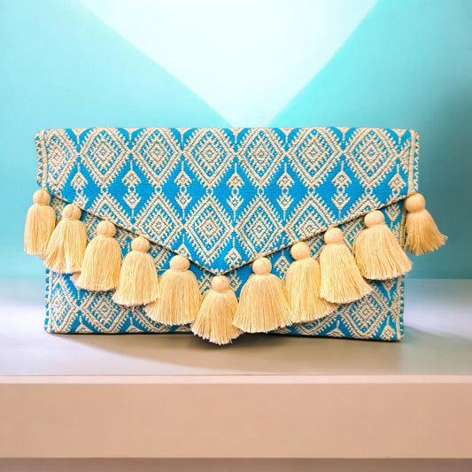 Clutch turquesa
